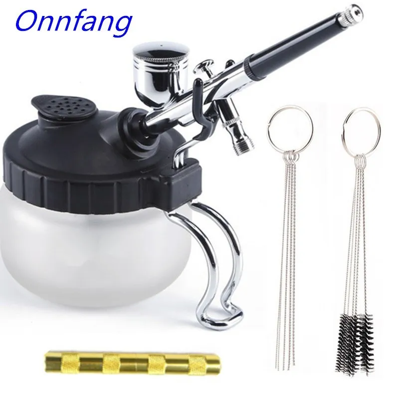 Airbrush Kit Compressor - Airbrush Cleaning Pot Stabilizer Bottles Holder