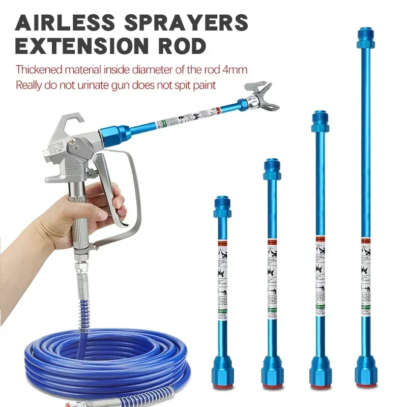 Paint Sprayer Extension Pole - 7/8inch 30cm/ 50cm Gun Extension Rod