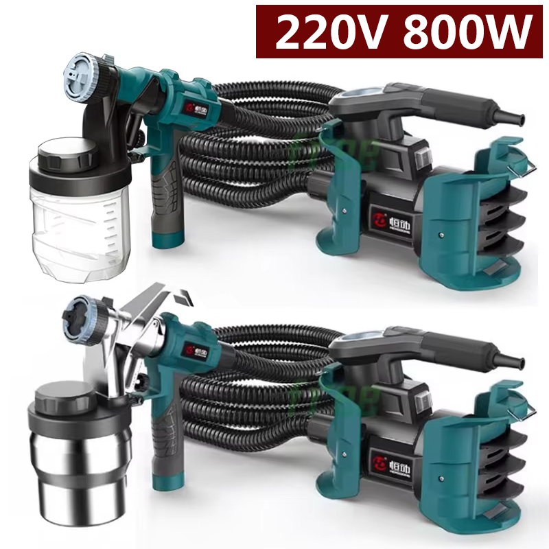 Electric Paint Sprayer 800W - 220V 800W Electric Spray Gun 900ML