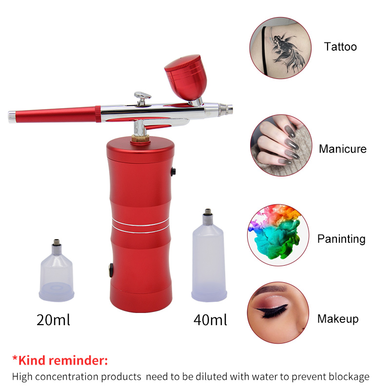 Mini Airbrush Nano Oxygen Pres - Airbrush Kit Compressor recension och pris