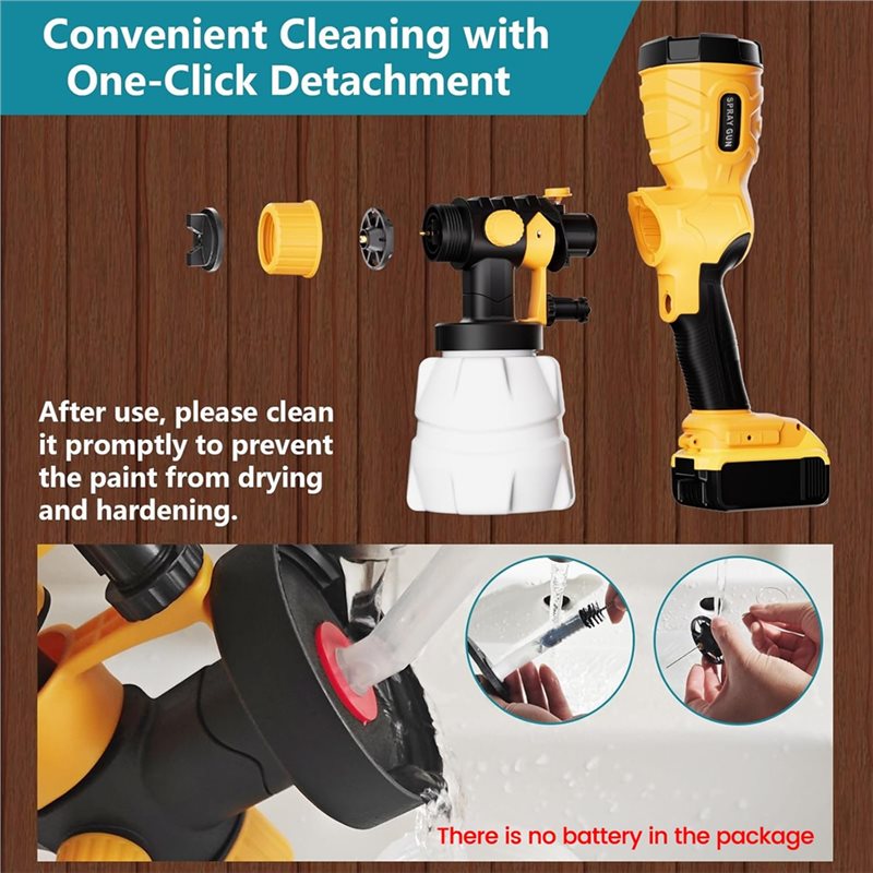 AT21-Auto Furniture Painting T - Cordless Paint Sprayer 20V recension och pris