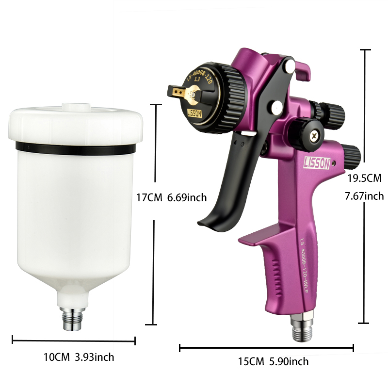 HVLP Gravity Spray Gun Kit 1.3 - Hvlp Spray Gun Gravity Feed recension och pris