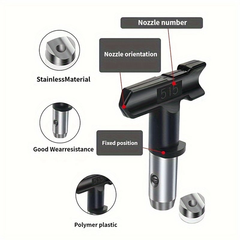 ABMH-Airless Sprayer Nozzle Sp - Paint Sprayer Nozzle Kit recension och pris