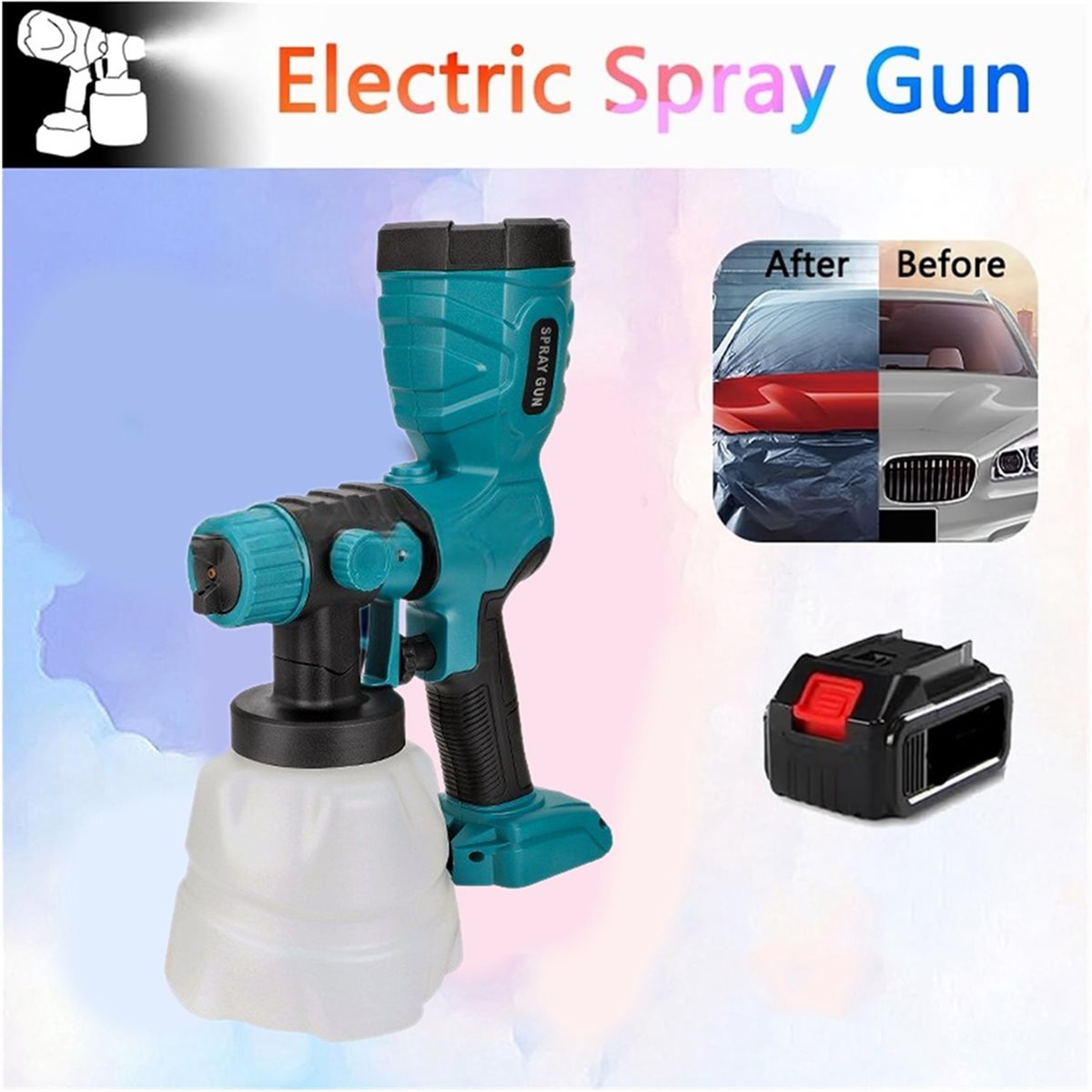 Electric for 20V Cordless Pain - Cordless Paint Sprayer 20V recension och pris