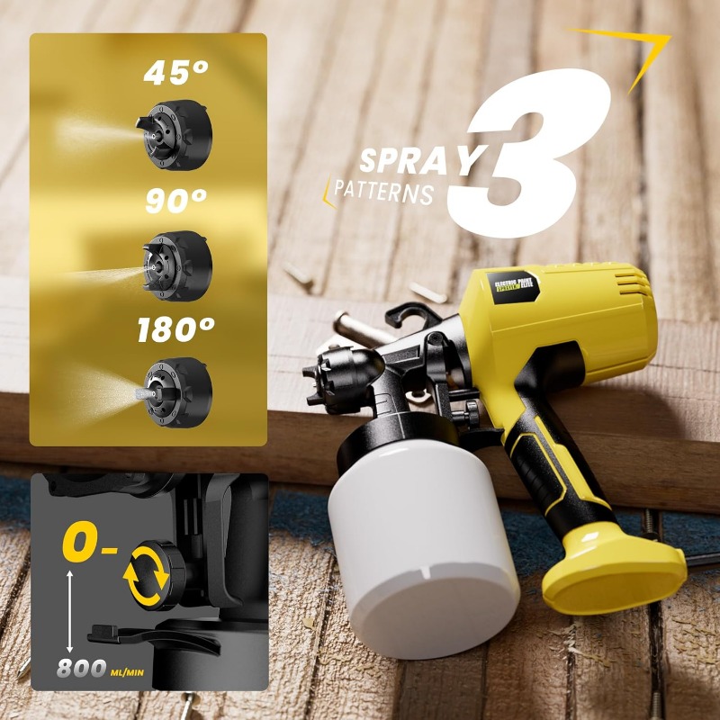 Spray guns for paint, Easy Cle - Paint Sprayer For Fence Deck recension och pris