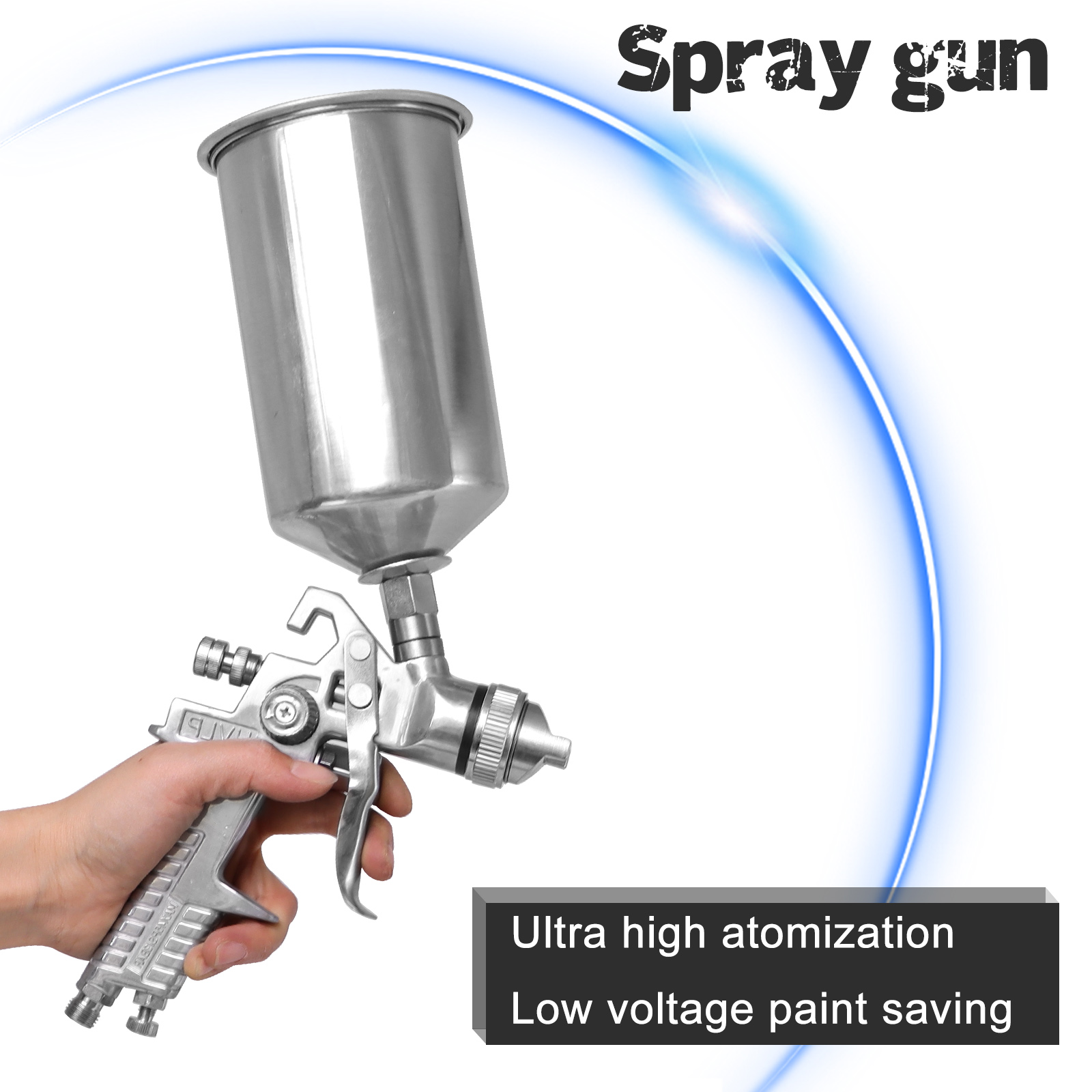 HVLP Spray Gun, Gravity Feed P - Hvlp Spray Gun Gravity Feed recension och pris