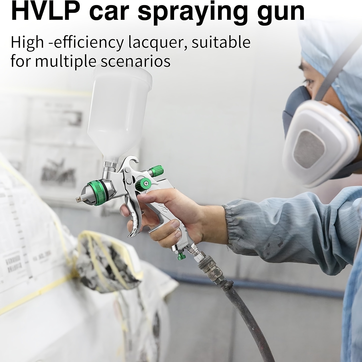 LVLP Spray Gun H2008 1.4/1.7/2 - Hvlp Spray Gun Gravity Feed recension och pris