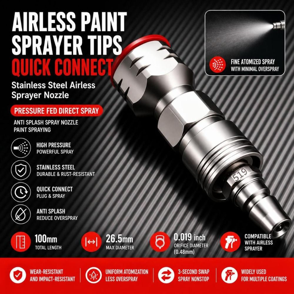 Quick Connect Airless Paint Sp - Paint Sprayer Nozzle Kit recension och pris