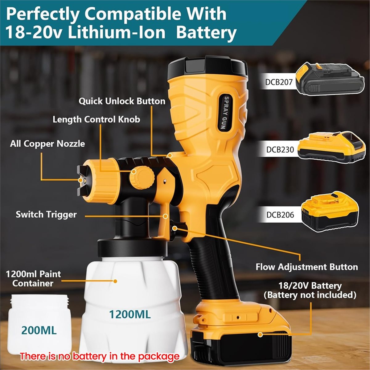 A77K Electric for 20V Cordless - Cordless Paint Sprayer 20V recension och pris
