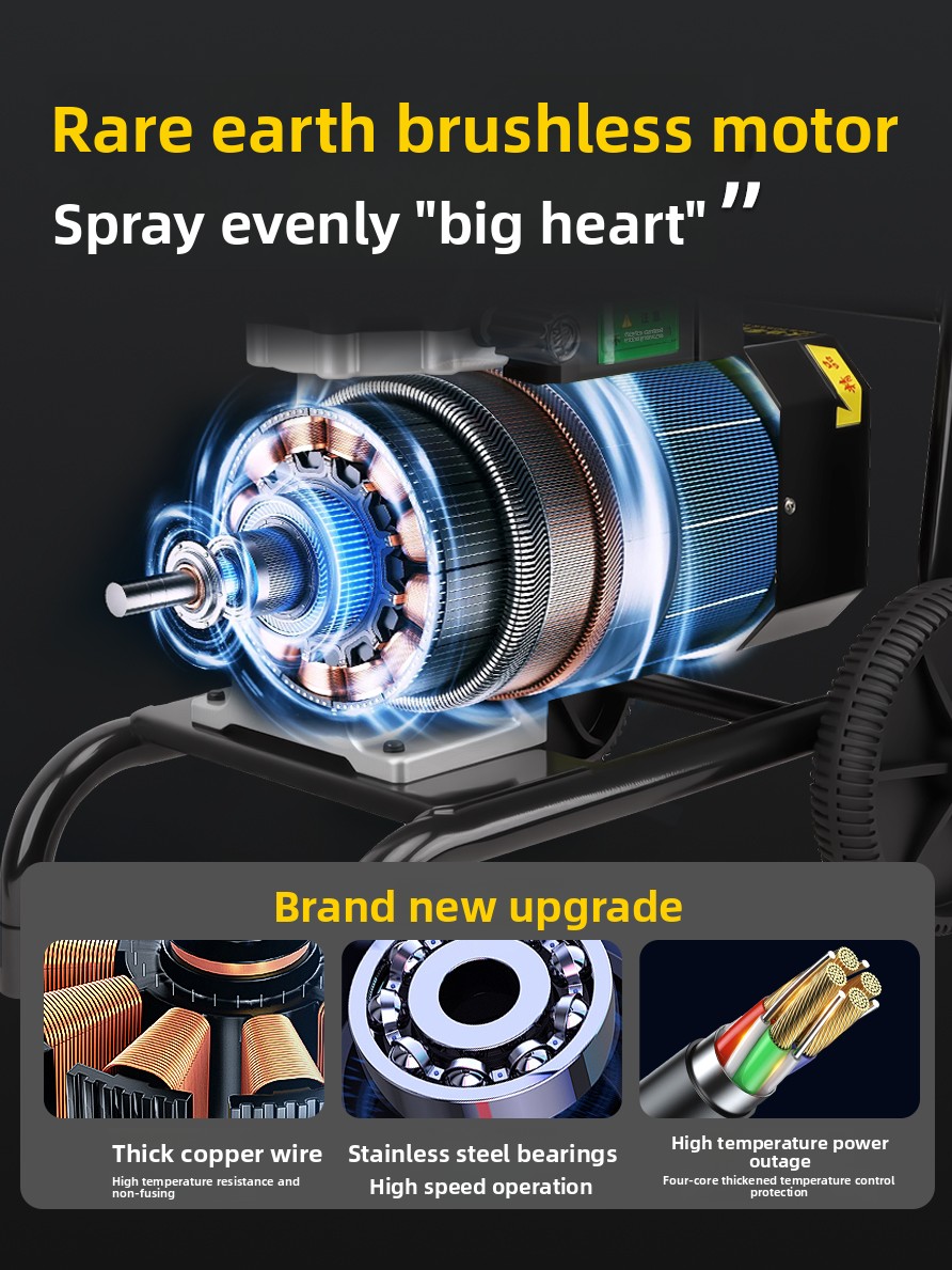 5200W Diaphragm Spray Paint Ma - Airless Paint Sprayer 3000Psi recension och pris