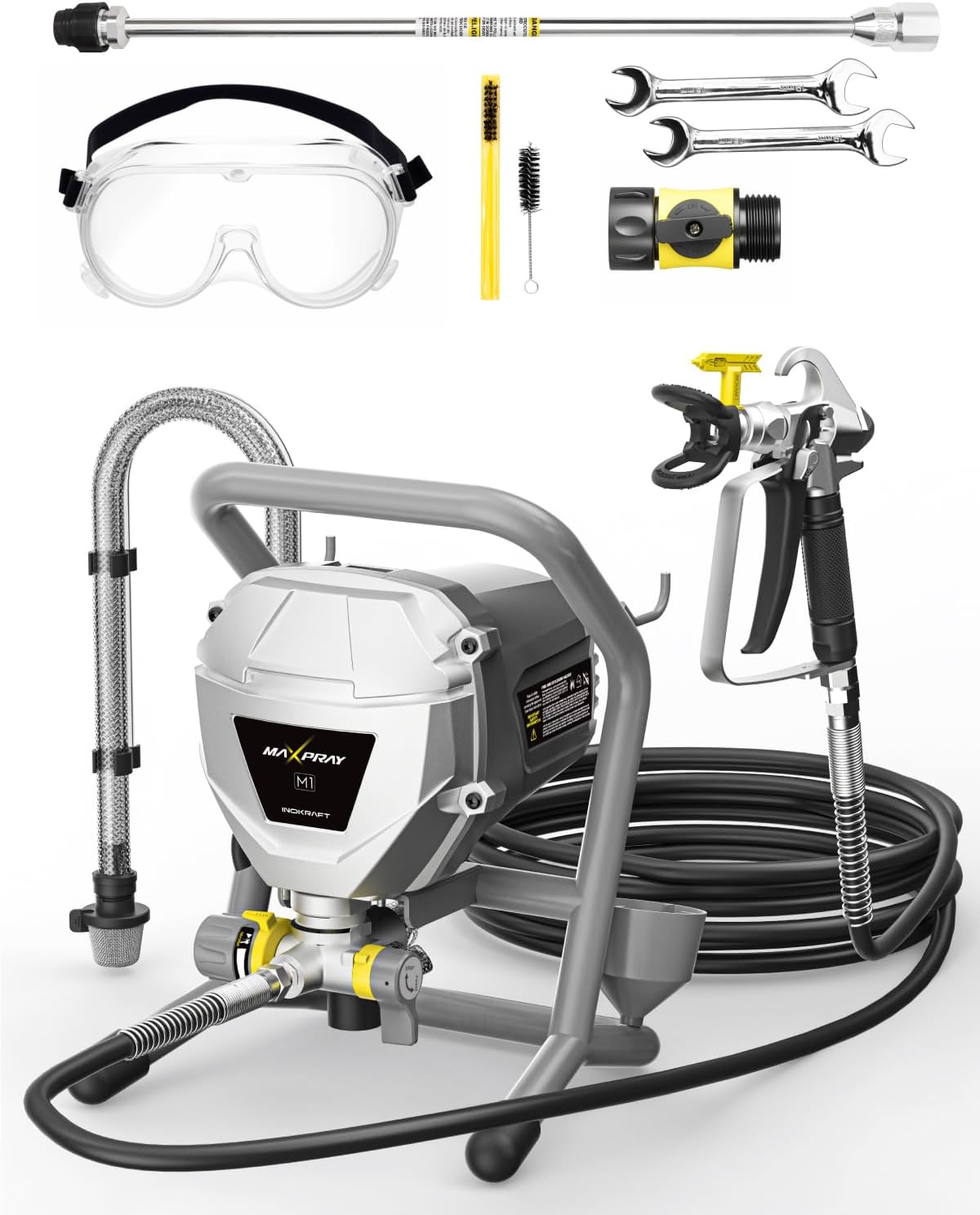 3000 PSI 550W Airless Paint Sp - Paint Sprayer For Fence Deck recension och pris