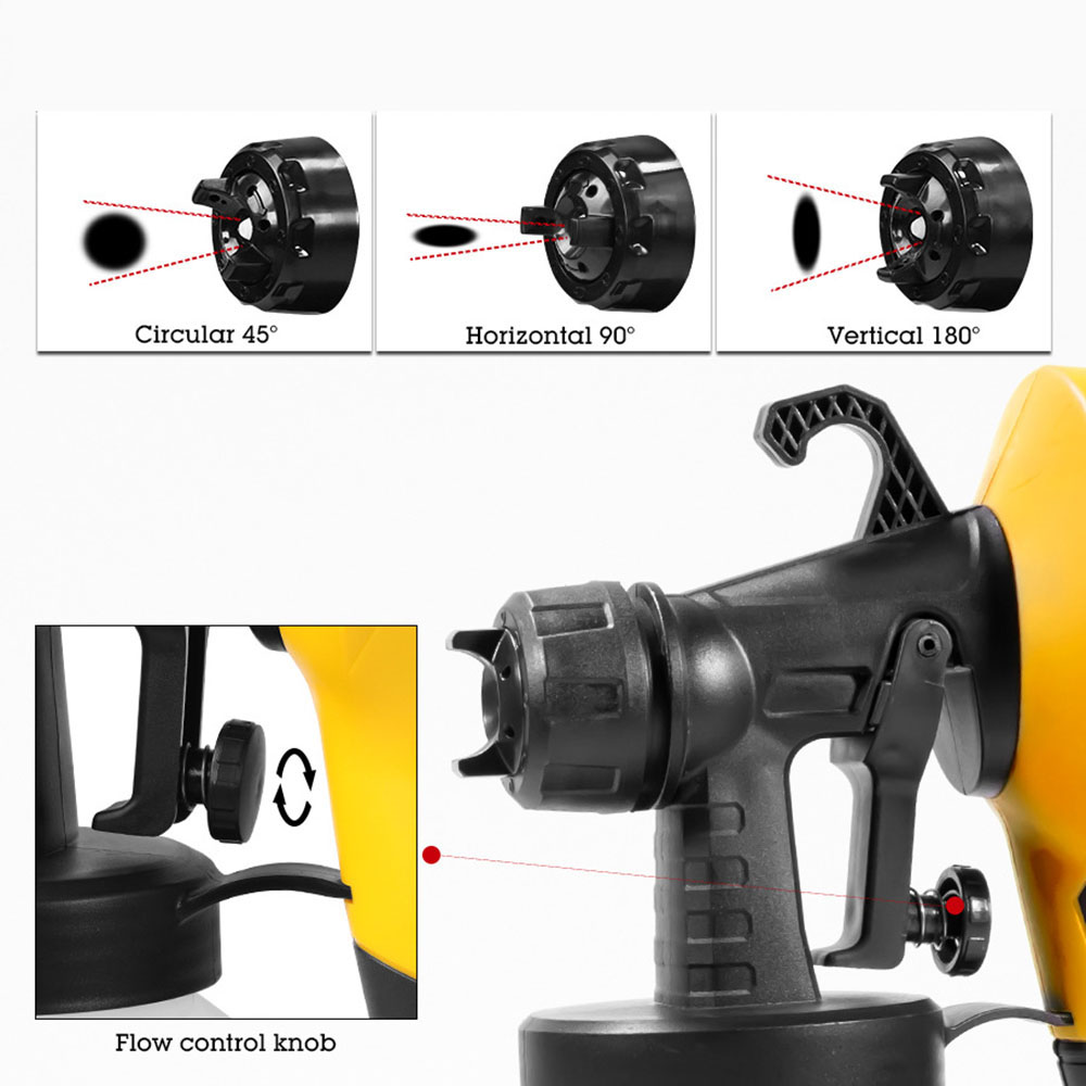 500ML High Power Electric Spra - Paint Sprayer For Fence Deck recension och pris