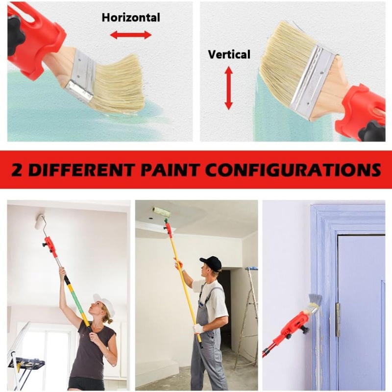 Multi-Angle Paint Brush Extend - Paint Sprayer Extension Pole recension och pris