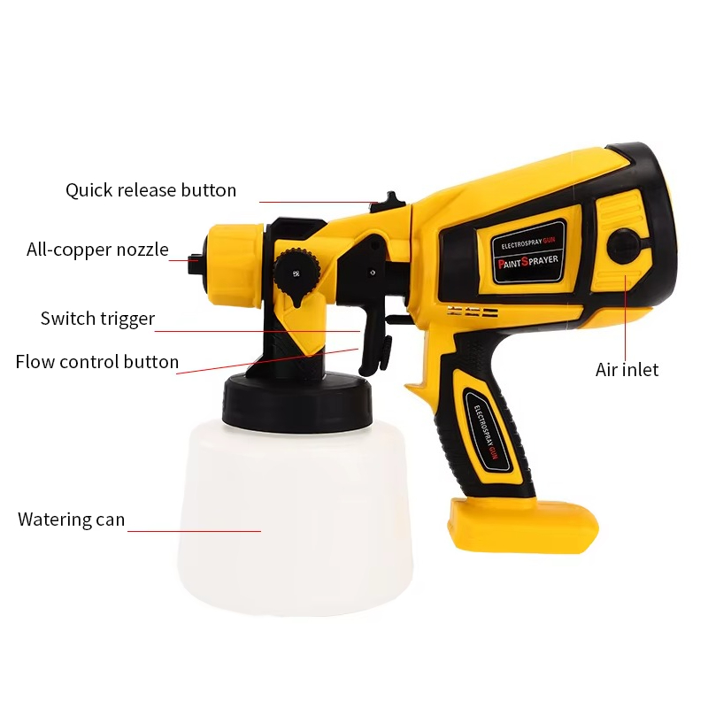 2pcs 800W Power Spray Gun Elec - Electric Paint Sprayer 800W recension och pris