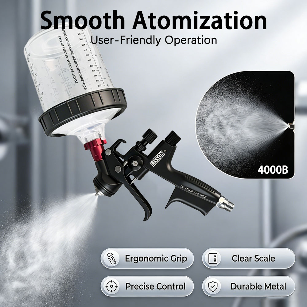 Hvlp Spray Gun with Adapter an - Hvlp Spray Gun Gravity Feed recension och pris