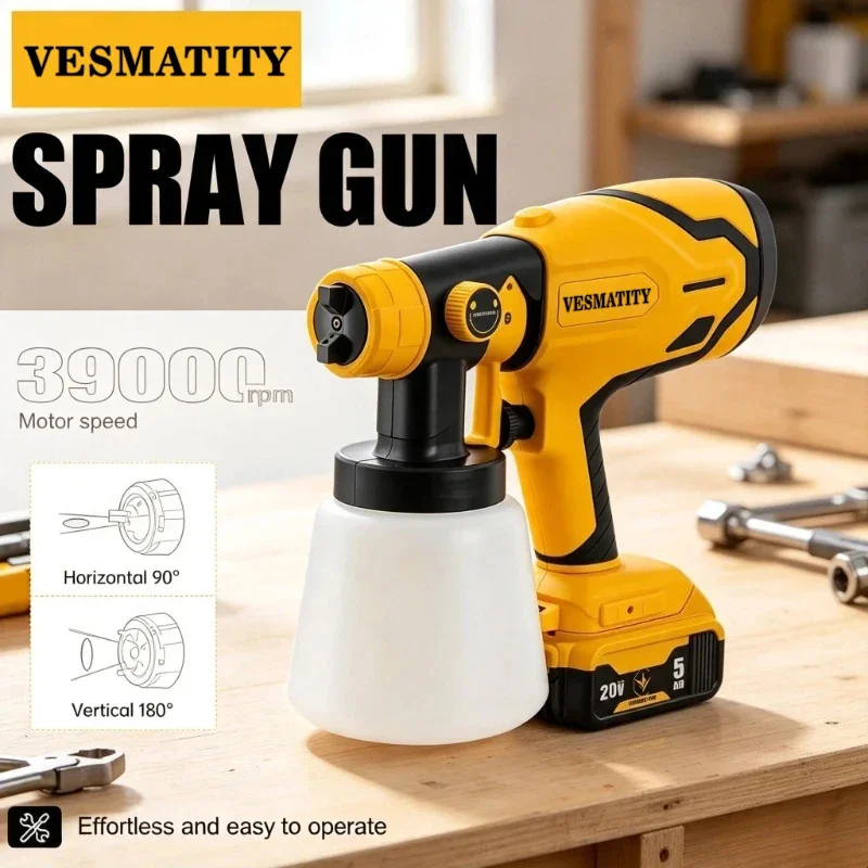 Portable Electric Cordless HVL - Cordless Paint Sprayer 20V recension och pris