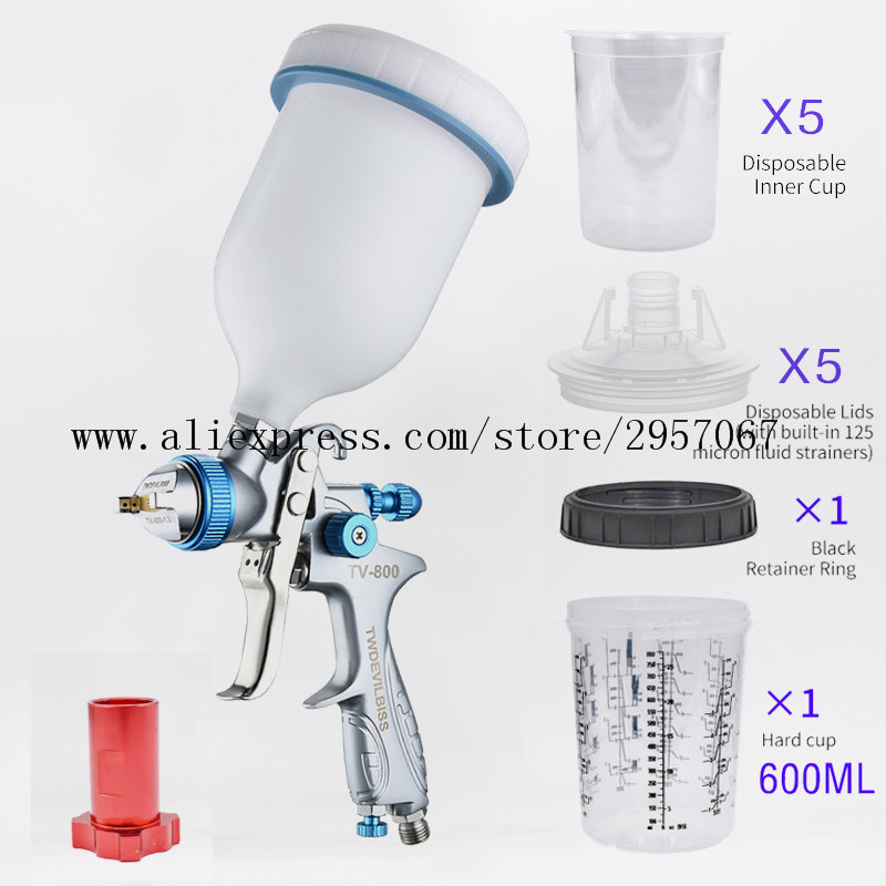 HVLP Spray Paint Gun Car Paint - Hvlp Spray Gun Gravity Feed recension och pris