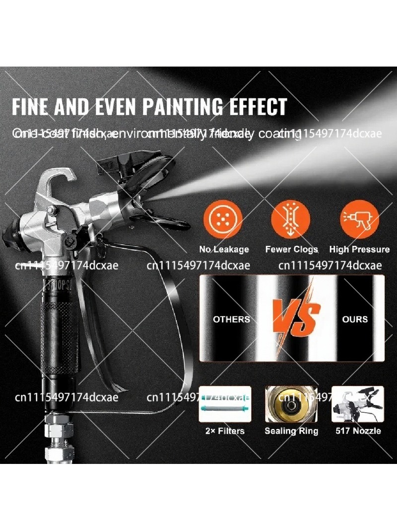 950W Electric Airless Paint Sp - Airless Paint Sprayer 3000Psi recension och pris