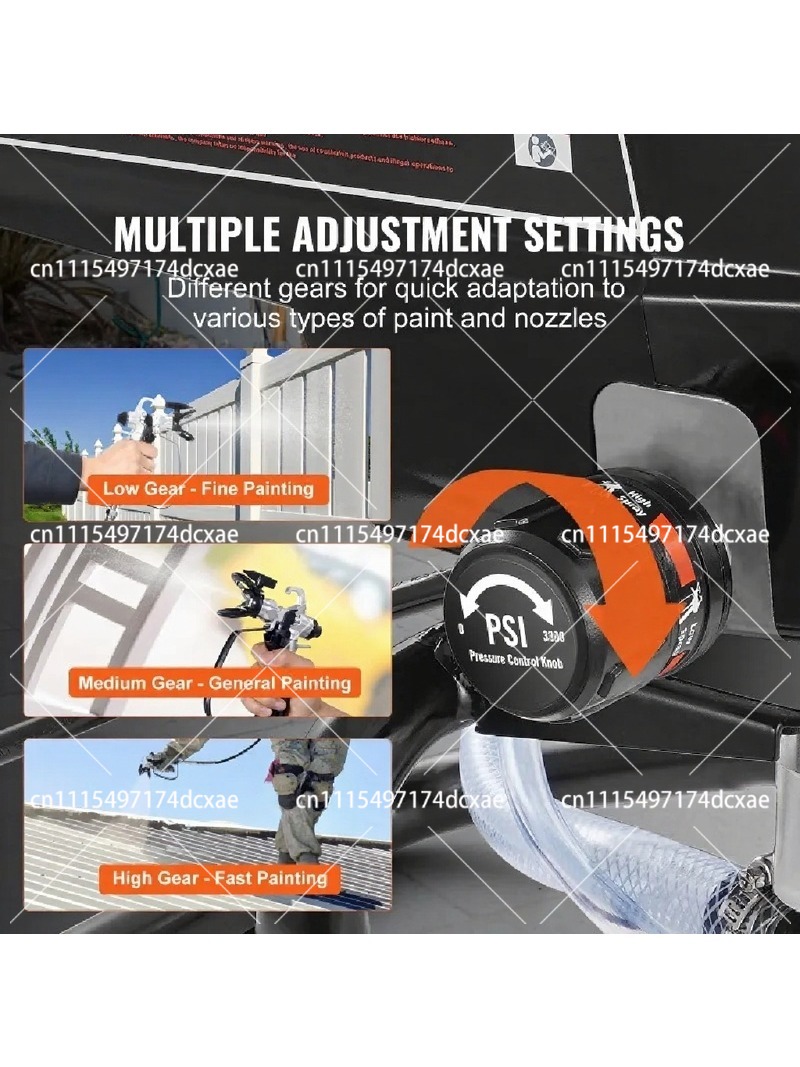 950W Electric Airless Paint Sp - Airless Paint Sprayer 3000Psi recension och pris